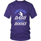 Awsome dads read books - t-shirt