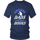 Awsome dads read books - t-shirt